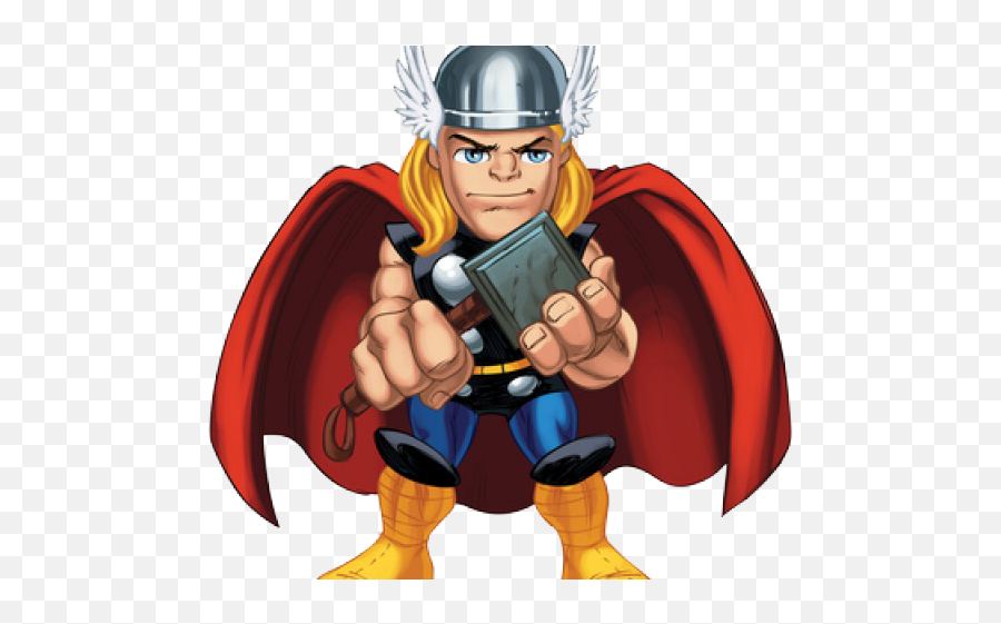 Thor Avengers Png - Thor Clipart Avengers Marvel Super Marvel Super Hero Squad Thor Png Emoji,Avengers Clipart