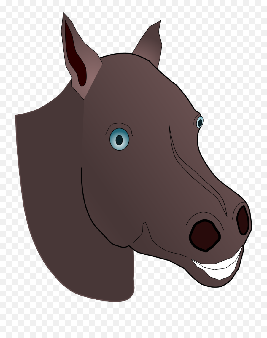 Download Horse Head Mask Png Picture - Animated Horse Head Emoji,Horse Head Clipart