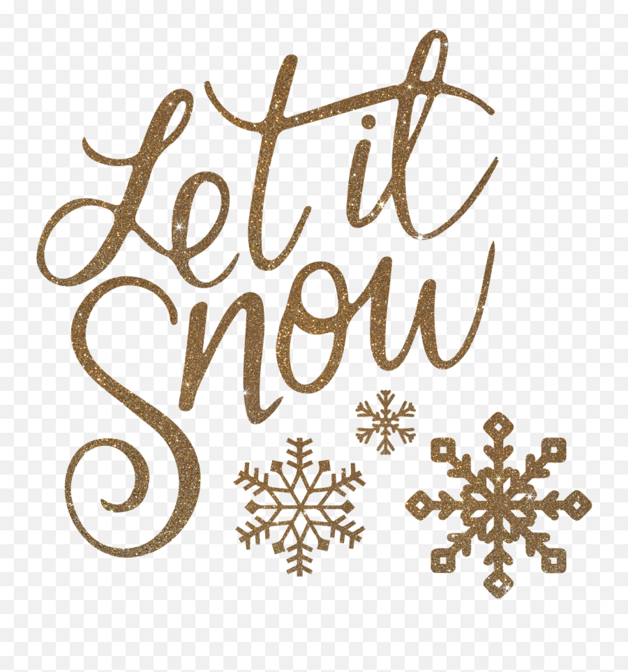 Let It Snow Clipart - Let It Snow Logo Png Emoji,Snow Clipart