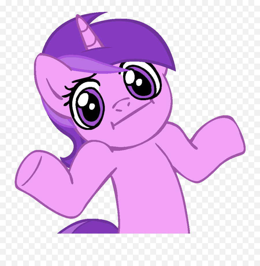 Pewdiepie Face - My Little Pony Shrug Emoji,Pewdiepie Face Png