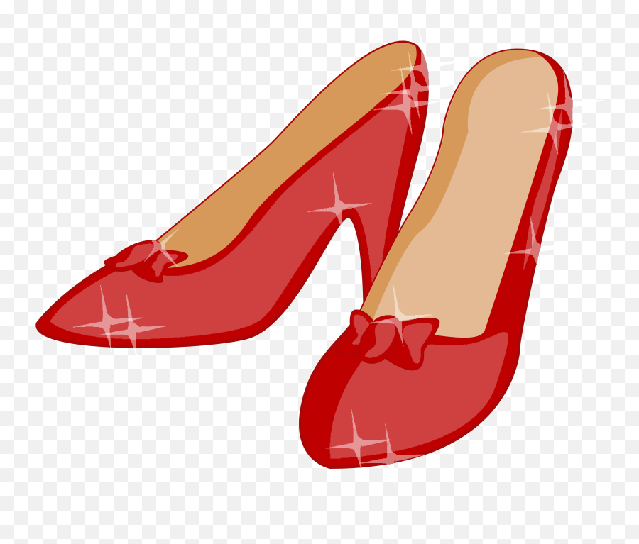 Orange Clipart Shoes Orange Shoes - Ruby Slippers Clip Art Emoji,Shoes Clipart