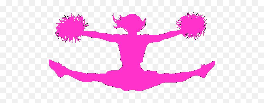 Free Cheerleading Clipart - Transparent Background Cheer Pink Cheerleader Transparent Background Emoji,Cheerleader Clipart