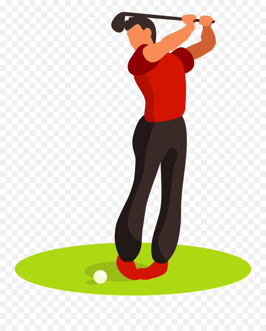 Golfer Clipart - Golfer Clipart Emoji,Golf Clipart