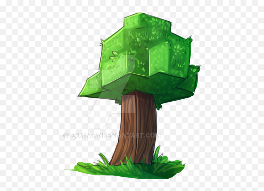 Minecraft Tree - Minecraft Tree Png Emoji,Minecraft Tree Png