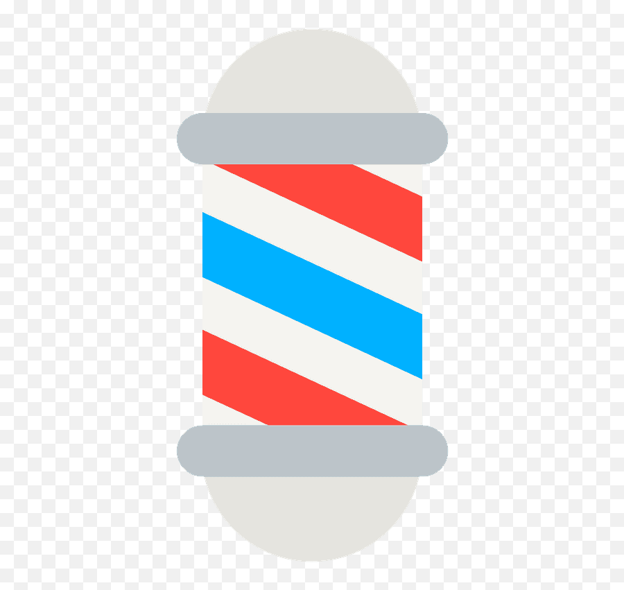 Barber Pole Emoji Clipart - Emoji De Peluqueria,Barber Pole Clipart