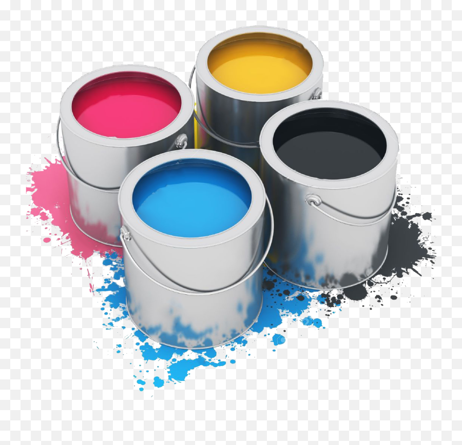 Download Oil Paint Tin Can Acrylic - Tarros De Pintura Png Emoji,Paint Can Clipart