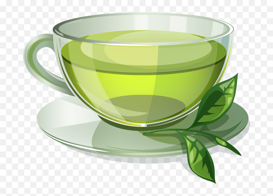 Green Tea Coffee Herbal Tea - Hot Green Tea Cup Green Tea Clipart Png Emoji,Tea Clipart