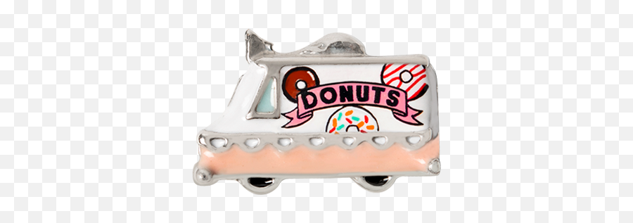 Coffee Donut Truck Charm - Origami Owl Donut Truck Emoji,Origamiowl Logo