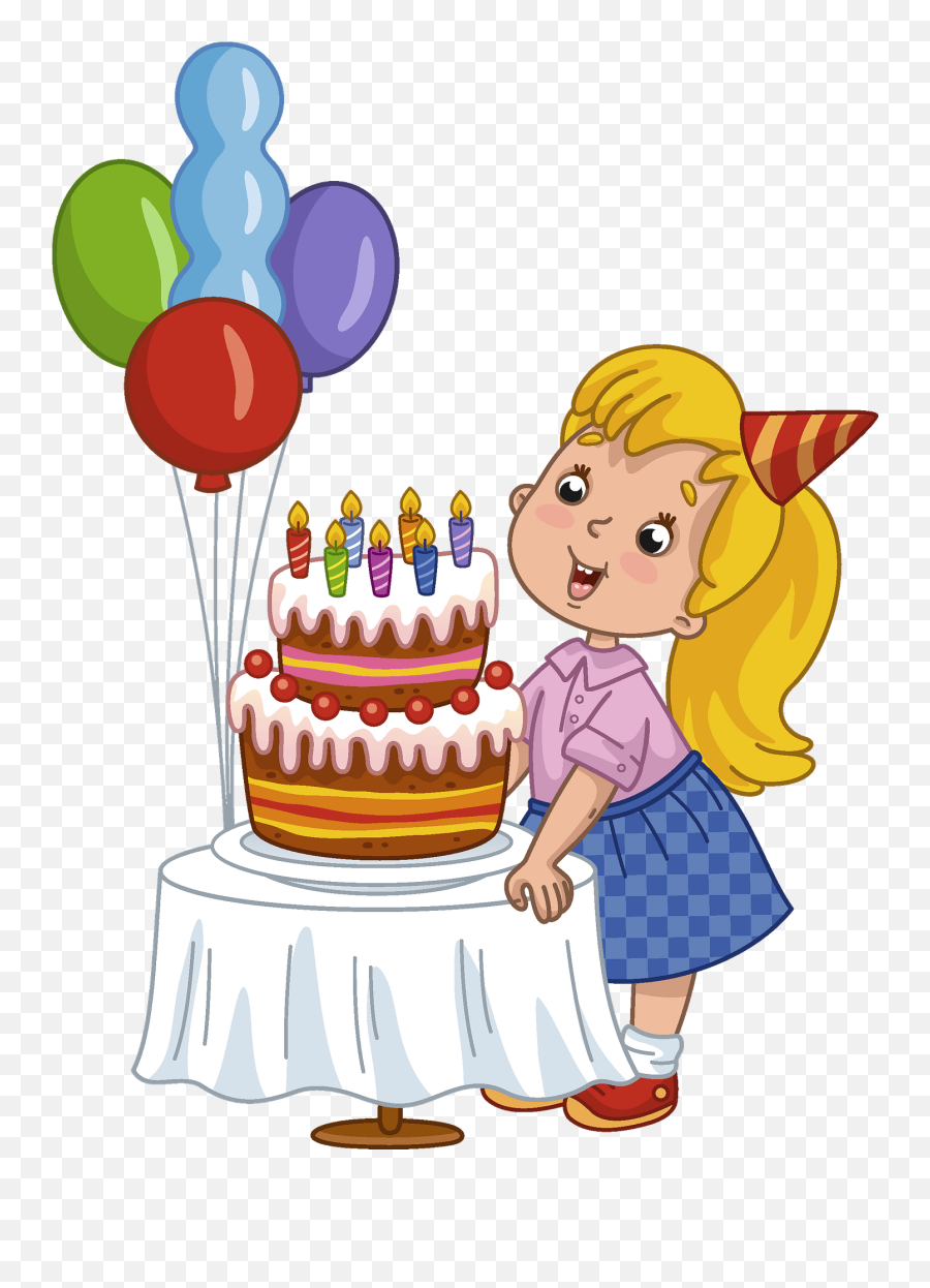 Birthday Girl Clipart Free Download Transparent Png - Birthday Girl Clipart Emoji,Birthday Candle Clipart