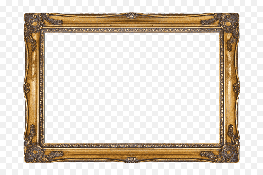Gold Wood Frame Png Transparent Emoji,Wood Frame Clipart