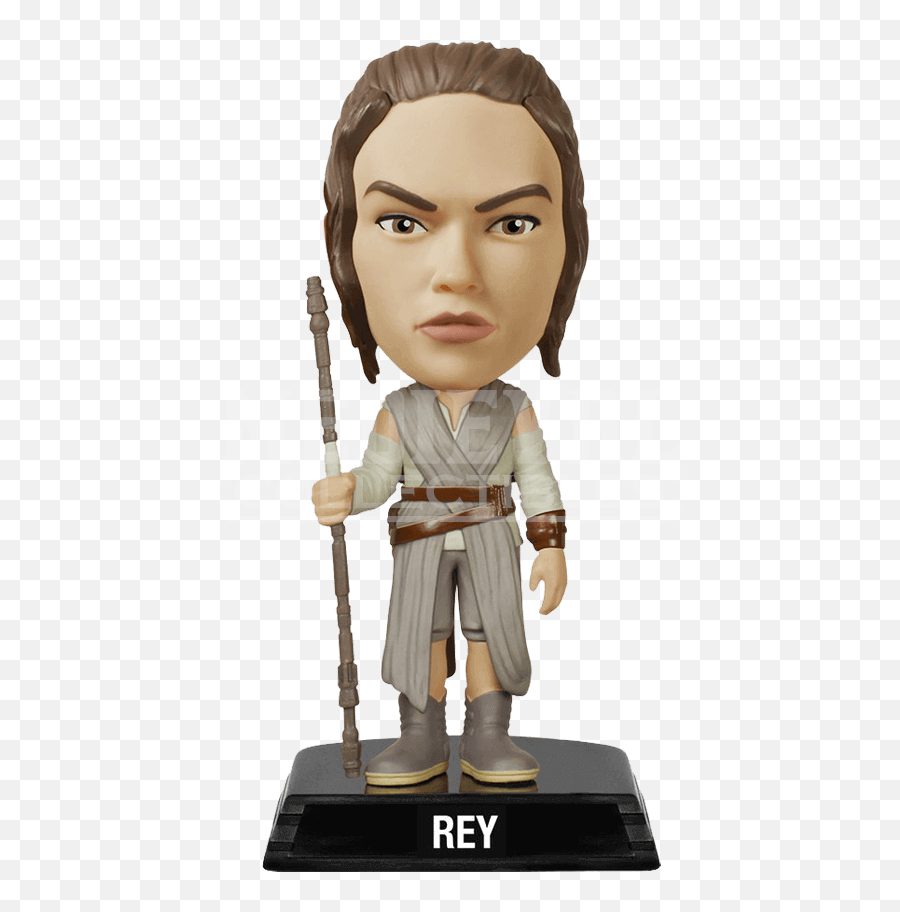Rey Png Star Wars - Star Wars Rey Vinyl Bobble Head Emoji,Rey Star Wars Png