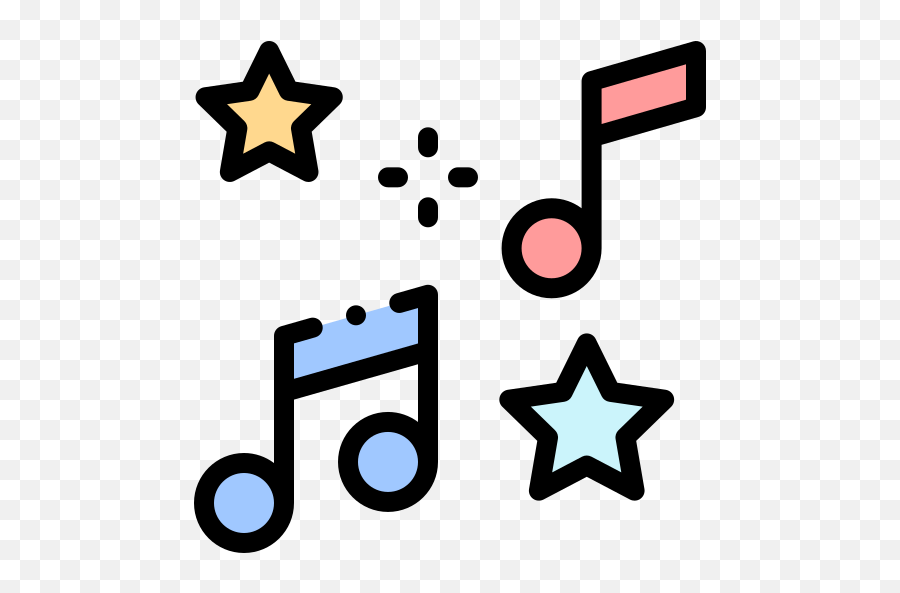 Musical Notes - Free Music Icons Emoji,Colorful Musical Notes Png