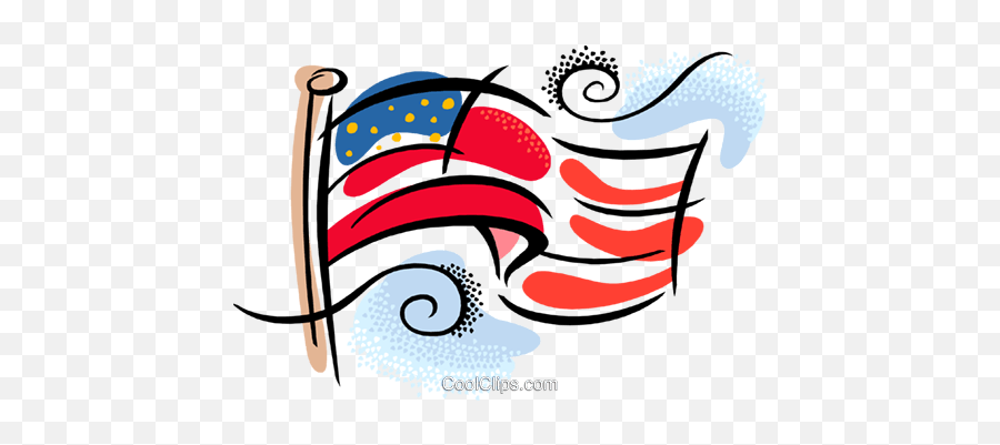 American Flag Royalty Free Vector Clip Art Illustration Emoji,American Flag Vector Png