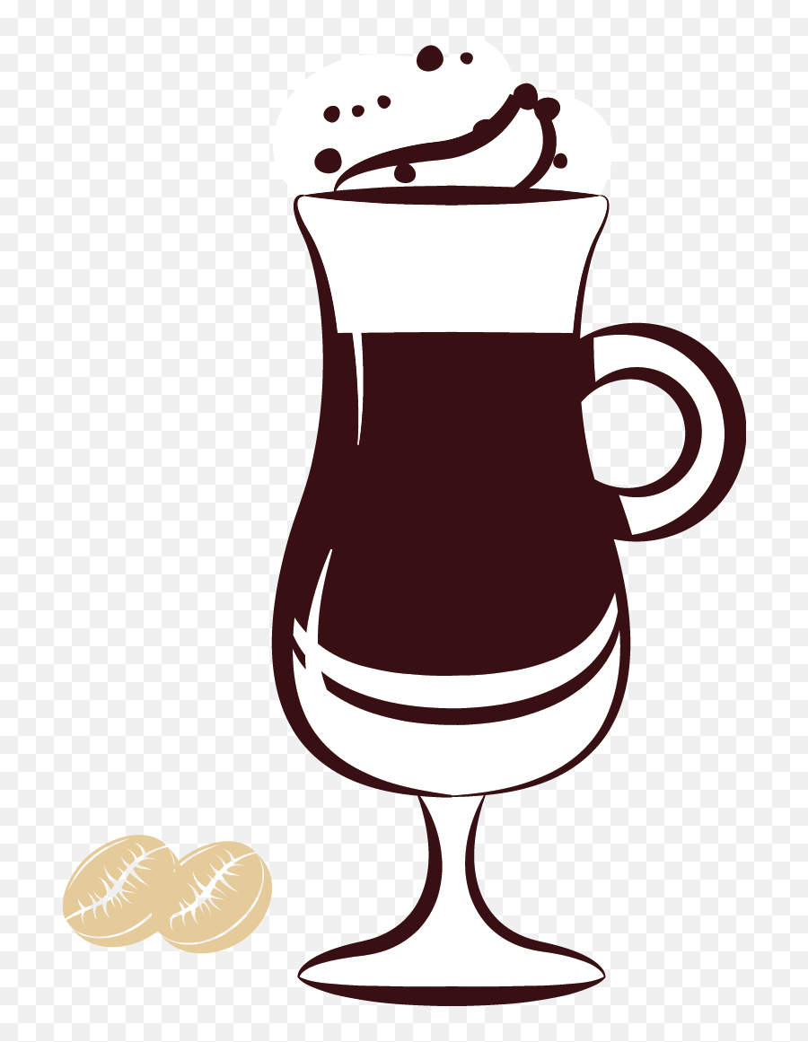 Cappuccino Clipart Coffee Bagel - Capuchino Dibujo Png Emoji,Bagels Clipart