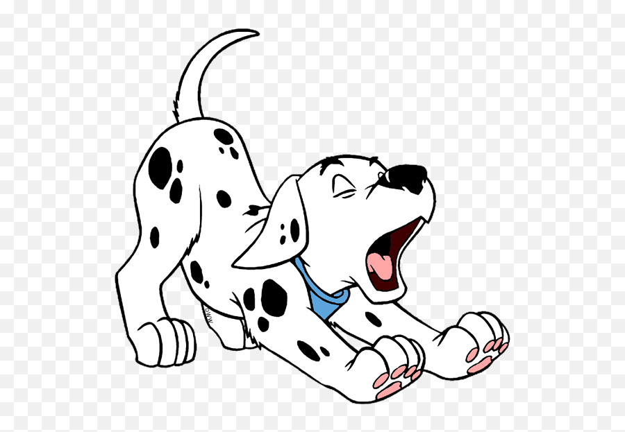 101 Dalmatians Puppies Clip Art Disney Clip Art Galore Emoji,Yawn Clipart