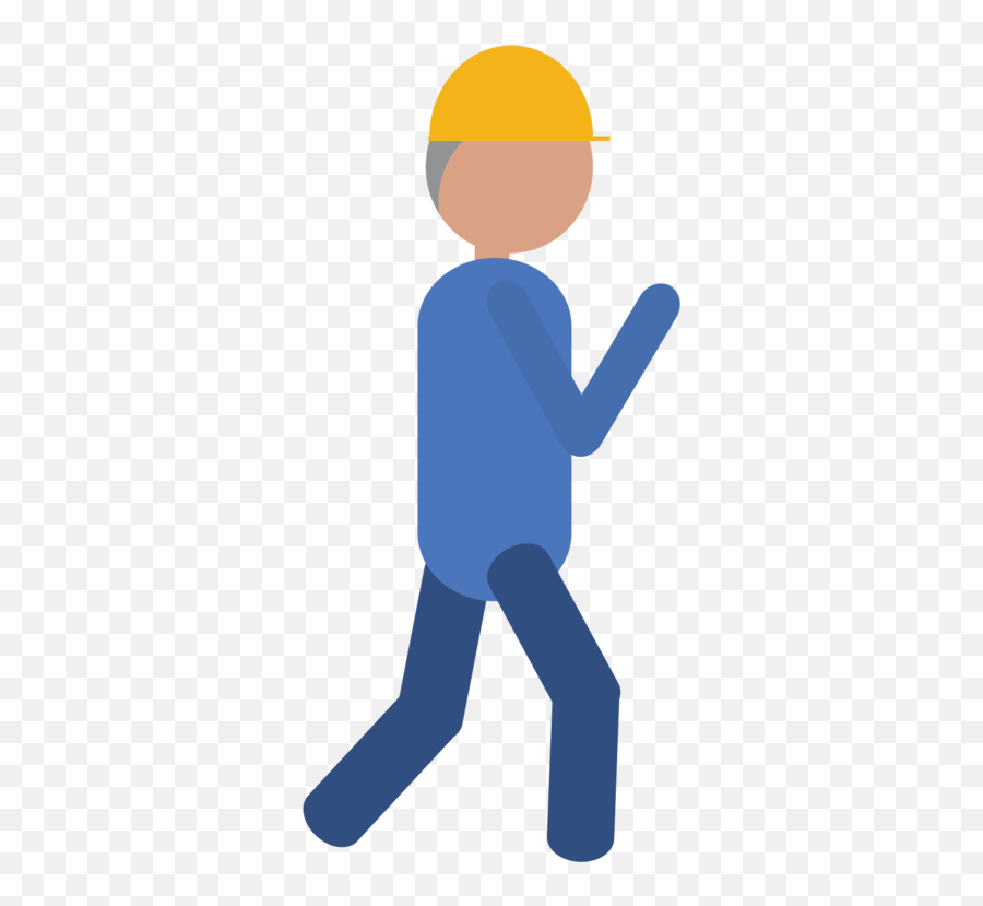 Electric Bluegestureconstruction Worker Png Clipart - For Running Emoji,Construction Worker Clipart