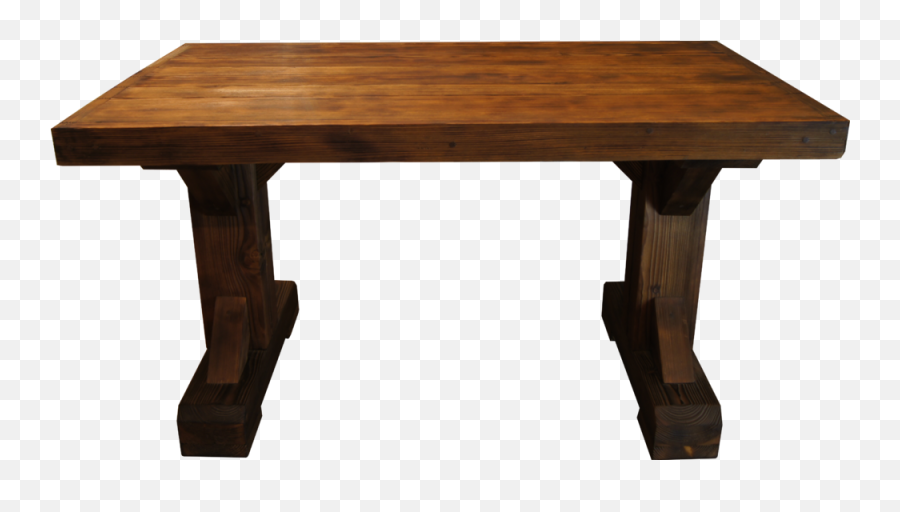Old Wood Table Png Png Image With No - Block Feet Table Emoji,Table Transparent