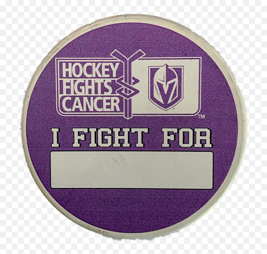 Vegas Golden Knights Hockey Fights - Dot Emoji,Cancer Logo