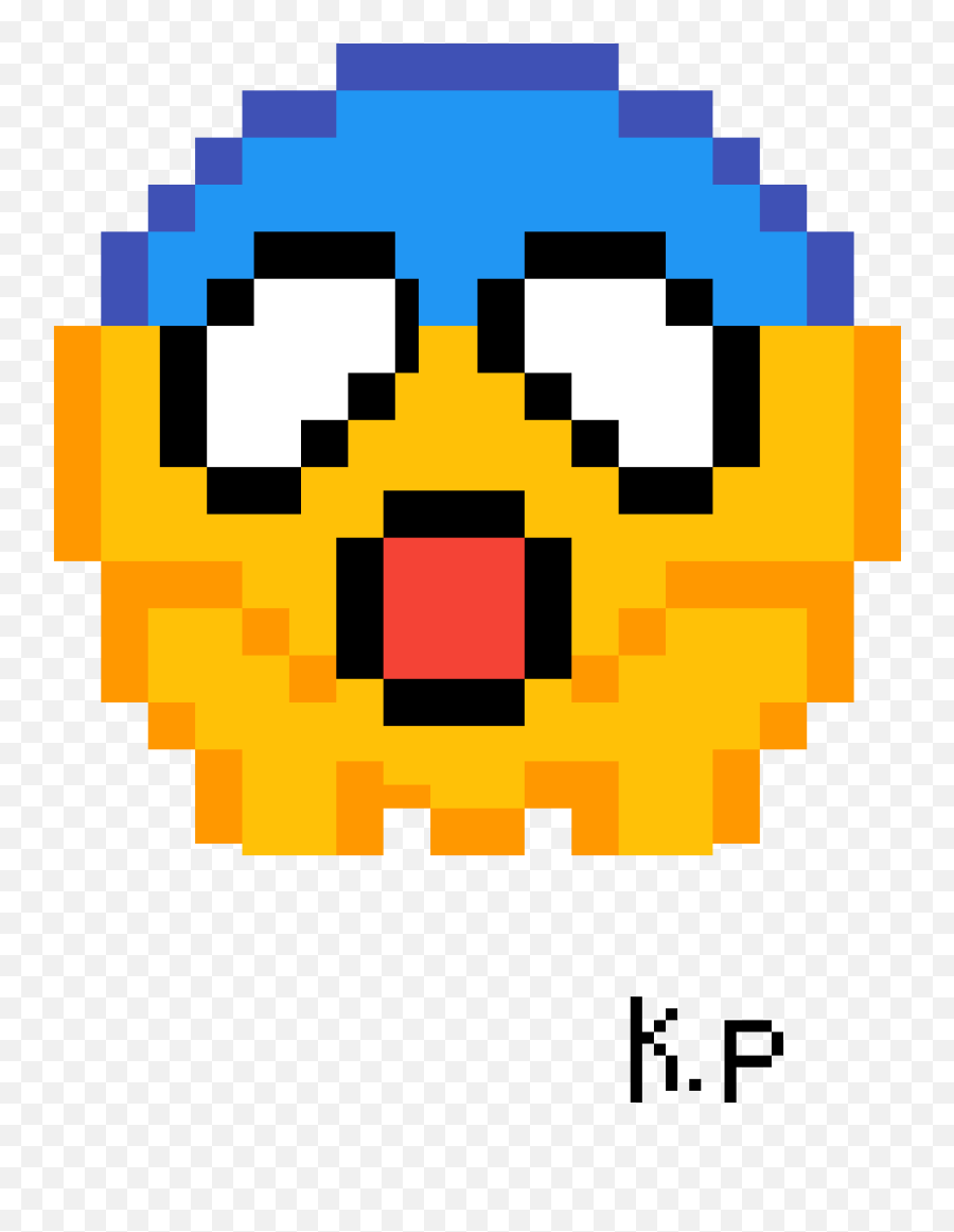 Scared Emoji Png - Scared Emoji Pixel Art,Shocked Emoji Png