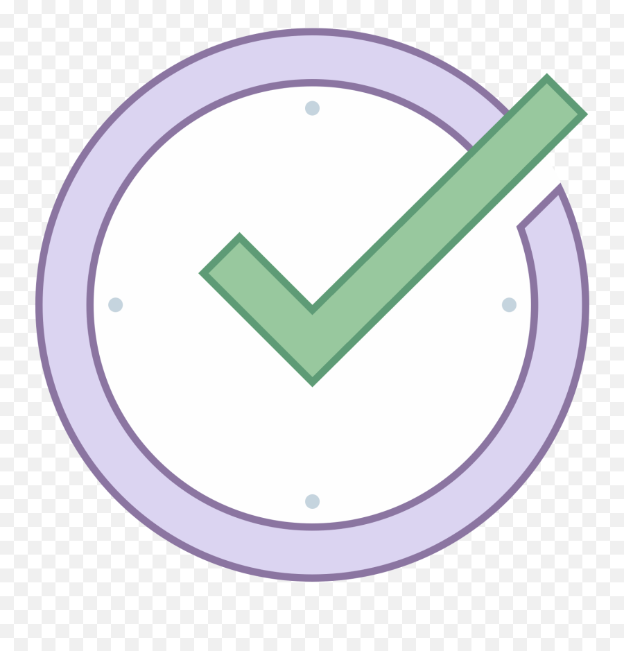 Green Check Mark - Measurement Png Download Original Size Dot Emoji,Green Check Mark Png