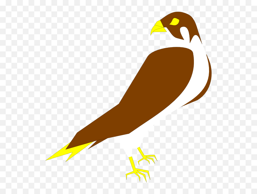 Falcon Clip Art At Clker - Clipart Falcon Emoji,Falcon Clipart