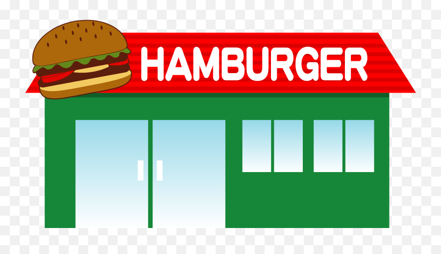 Hamburger Shop Clipart - Language Emoji,Hamburger Png