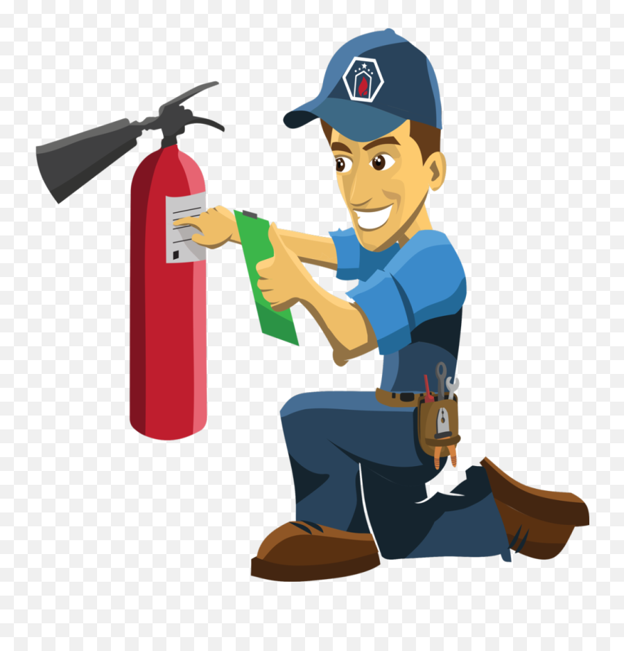 Fire Extinguisher Check Clipart - Check Fire Extinguisher Png Emoji,Fire Extinguisher Clipart
