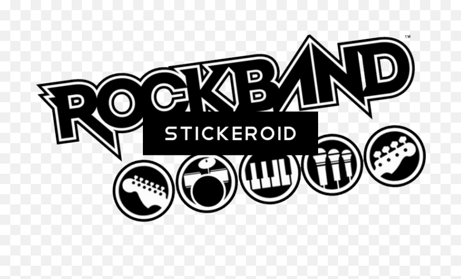 Download Rock Band Music - Rock Band Game Logo Full Size Emoji,Rock Band Logo