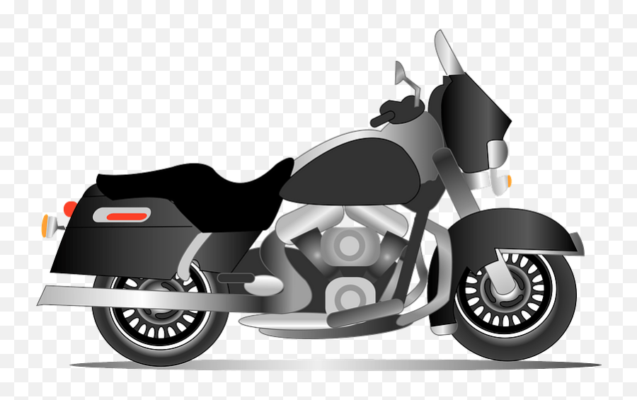 Harley Davidson Bike Clipart - Motorcycle Emoji,Harley Davidson Clipart