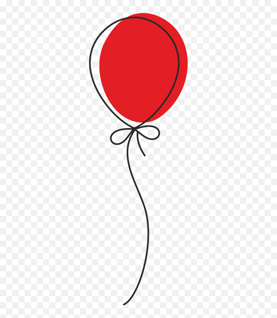 Red Balloon Clipart Free Download Transparent Png Creazilla - Balloon Emoji,Balloon Clipart Black And White
