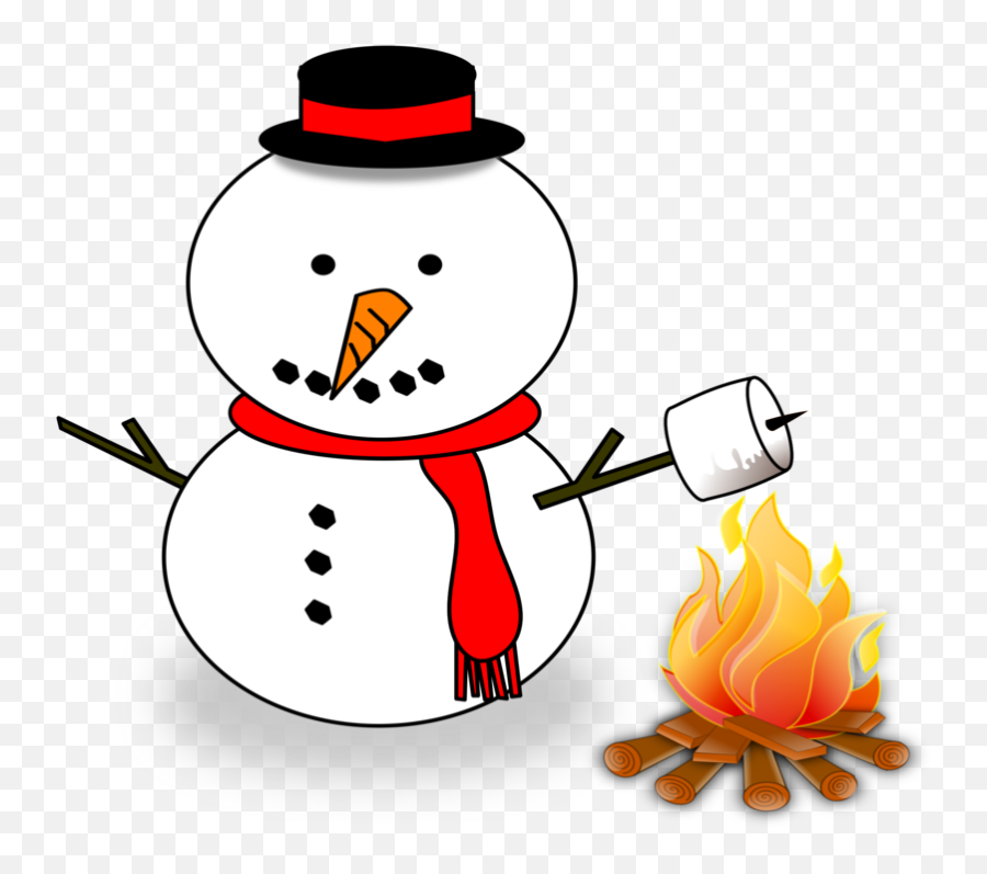 Snowmanfiredrawing Png Clipart - Royalty Free Svg Png Snowman Clipart For Kids Emoji,Fire Safety Clipart