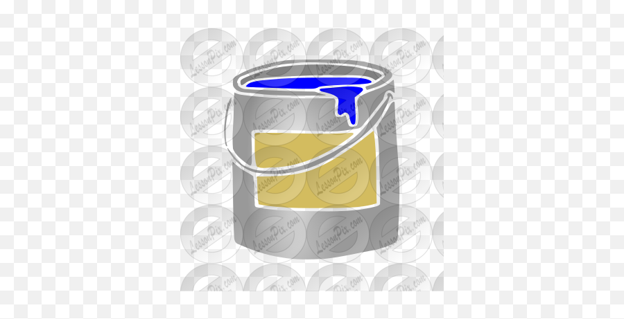 Paint Can Stencil For Classroom - Cylinder Emoji,Paint Can Clipart