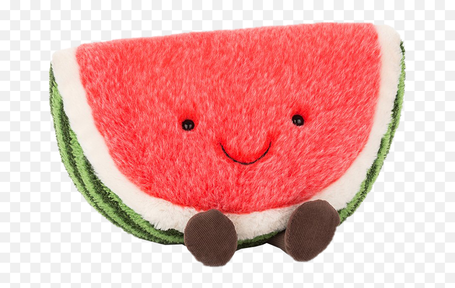 Watermelon Transparent Background - Jellycat Watermelon Emoji,Watermelon Transparent