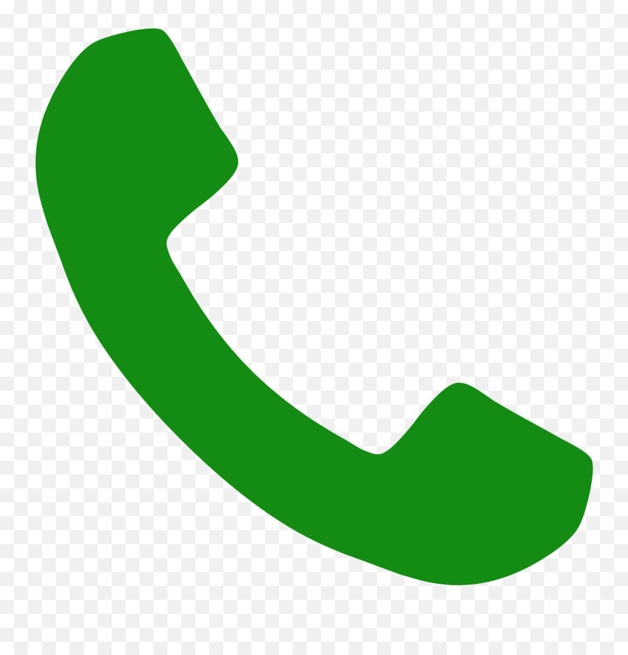 Telephone Clipart Green Phone Telephone Green Phone - Phone Logo Green Emoji,Telephone Clipart