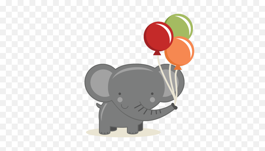 Birthday Elephant Svg Cut File Birthday Svg Files Birthday Emoji,Elephant Transparent