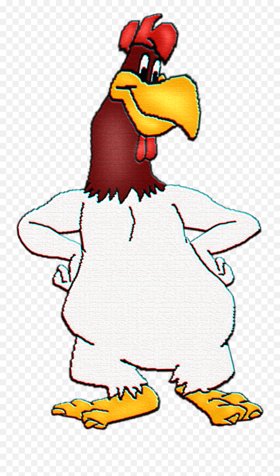Looney Tunes Foghorn Leghorn Clipart - Chicken Looney Tunes Emoji,Looney Tunes Clipart