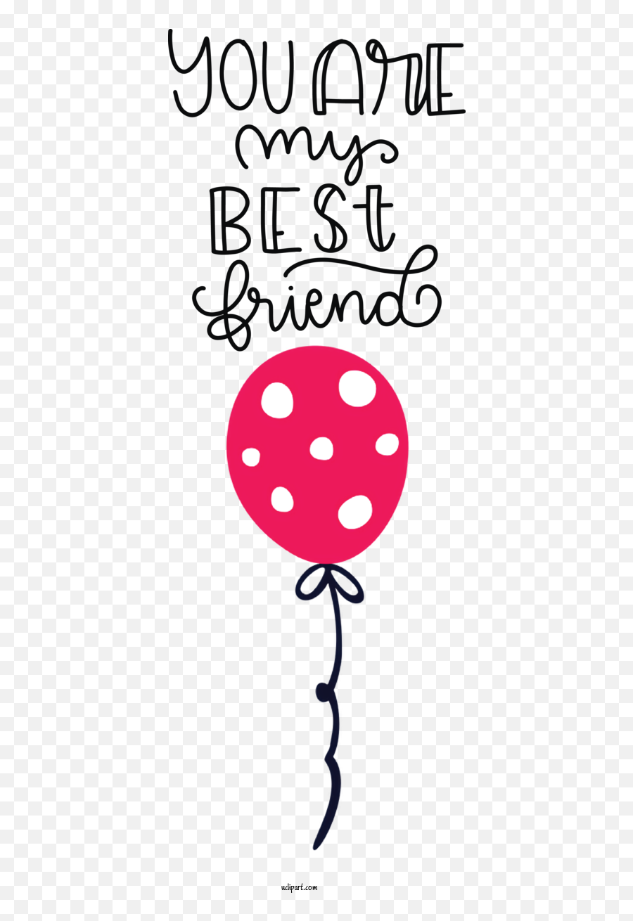 Holidays Design Balloon Line For Friendship Day - Friendship Emoji,Balloon Clipart Transparent Background