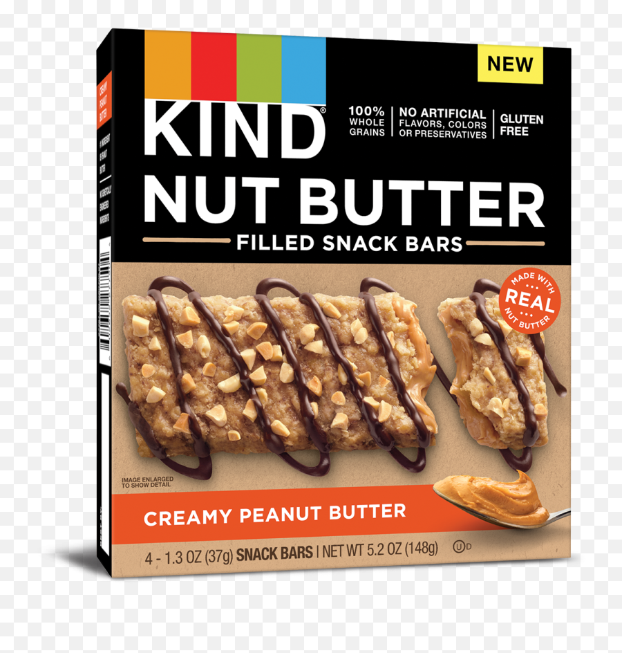 Kind Peanut Butter Nut Butter Filled Bar Gluten Free Snacks Emoji,Peanut Butter Png