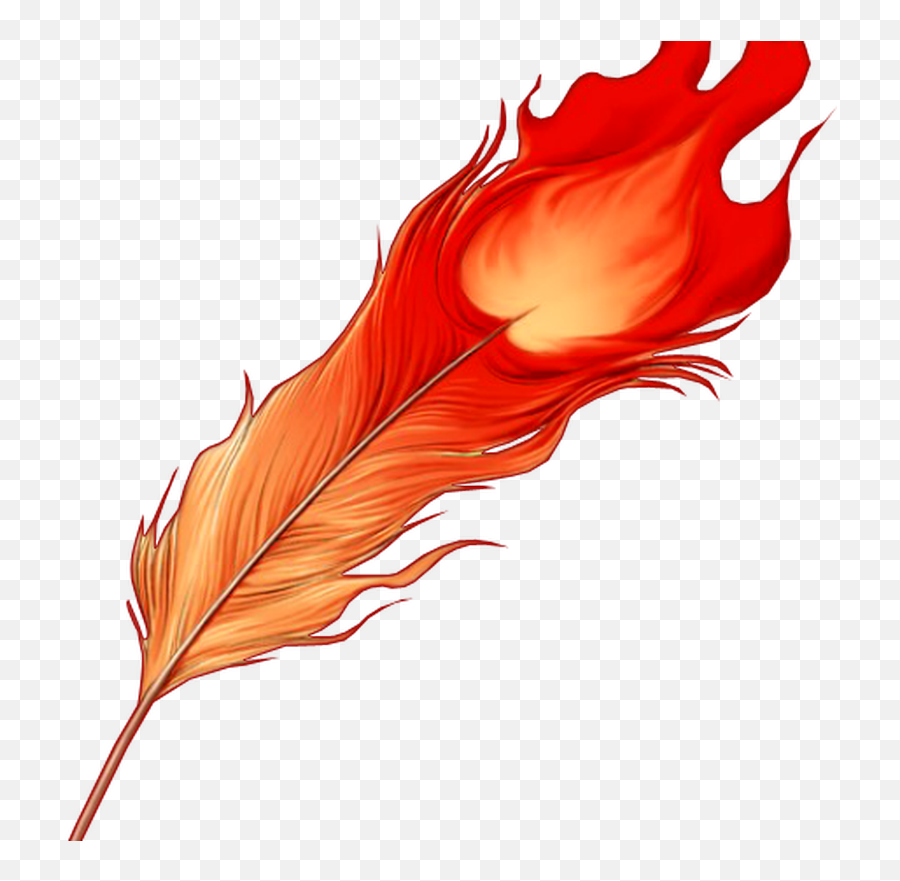 A Feather Of The Phoenix - Phoenix Feather Transparent Png Emoji,Phoenix Transparent