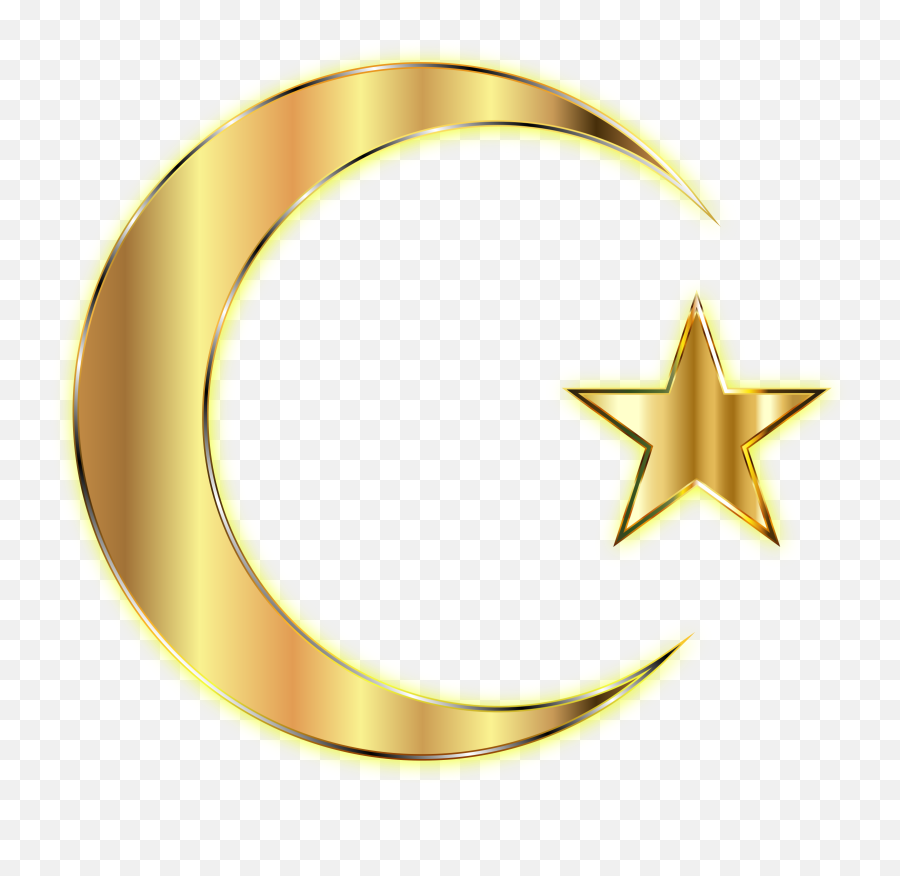Library Of Gold Star Jpg Royalty Free No Background Png - Crescent And Star Free Png Emoji,Gold Star Png