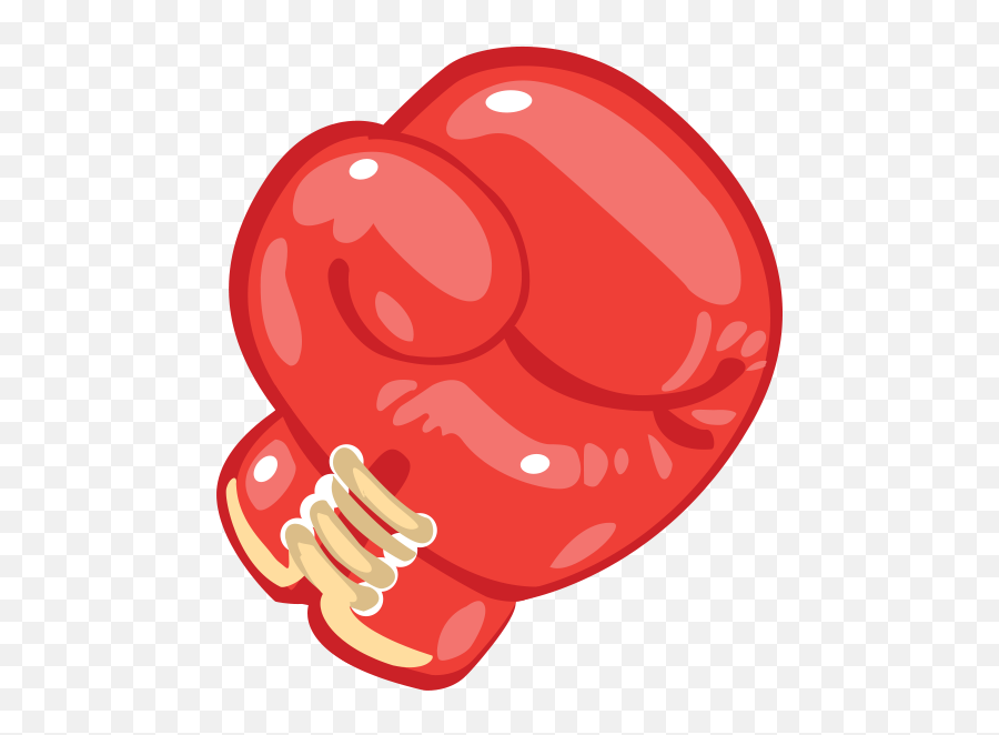 Boxing Glove Cartoon - Language Emoji,Boxing Gloves Clipart