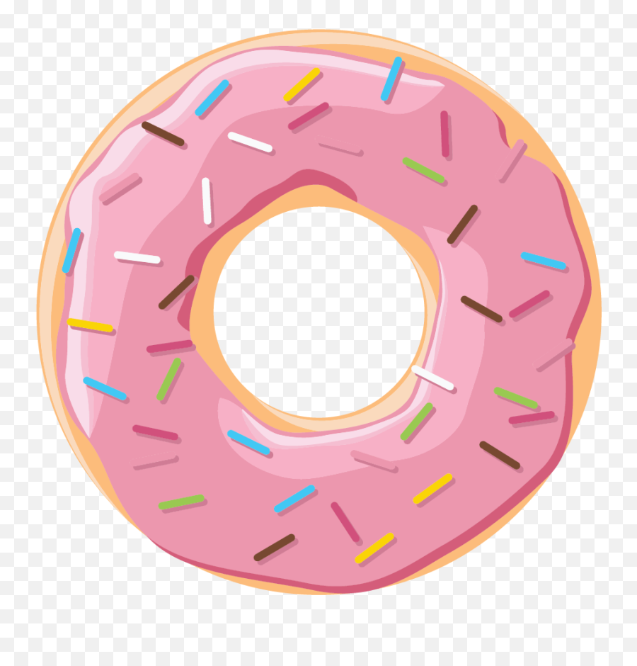 Basketball And Donuts Freeuse - Transparent Background Donut Clipart Emoji,Donuts Clipart