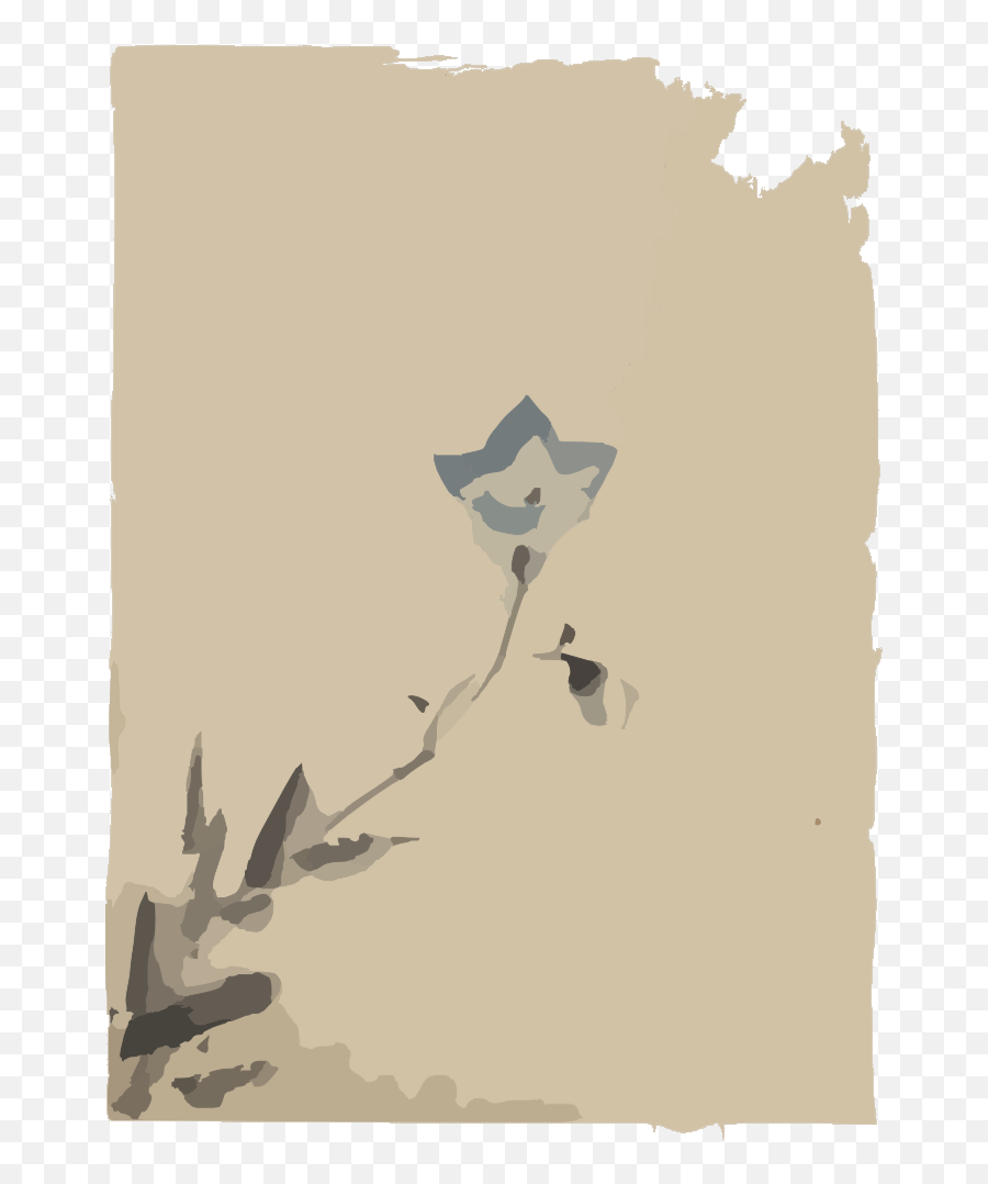 Blue Blossom At The End Of A Stem Png Svg Clip Art For Web - Twig Emoji,Stem Clipart