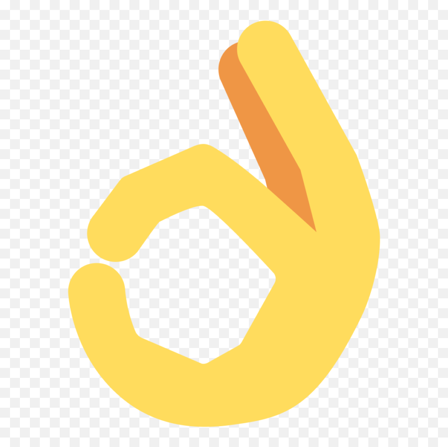 Ok Hand Emoji Clipart - Emoji De Ok Hand,Ok Hand Transparent