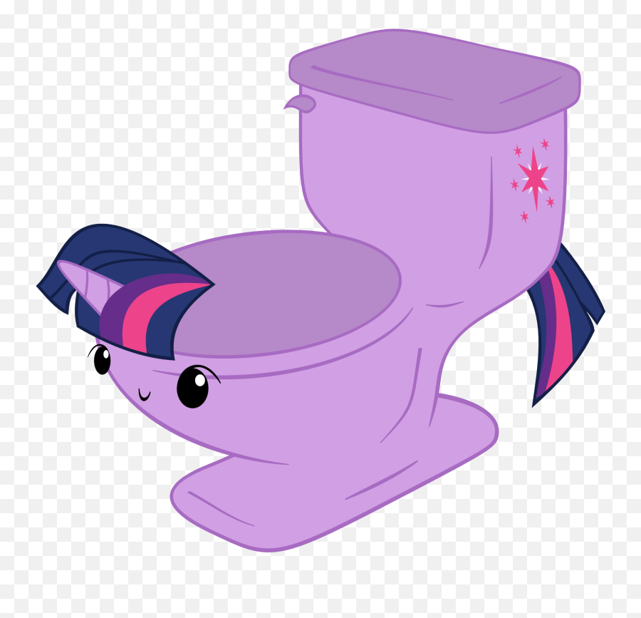 Clipart Bathroom Potty Chair Picture - My Little Pony Twilight Sparkle Toilet Emoji,Potty Clipart