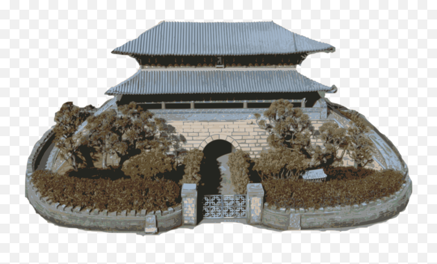 Buildinghistoric Sitehut Png Clipart - Royalty Free Svg Png Miniature Sungnyemun Emoji,Market Clipart