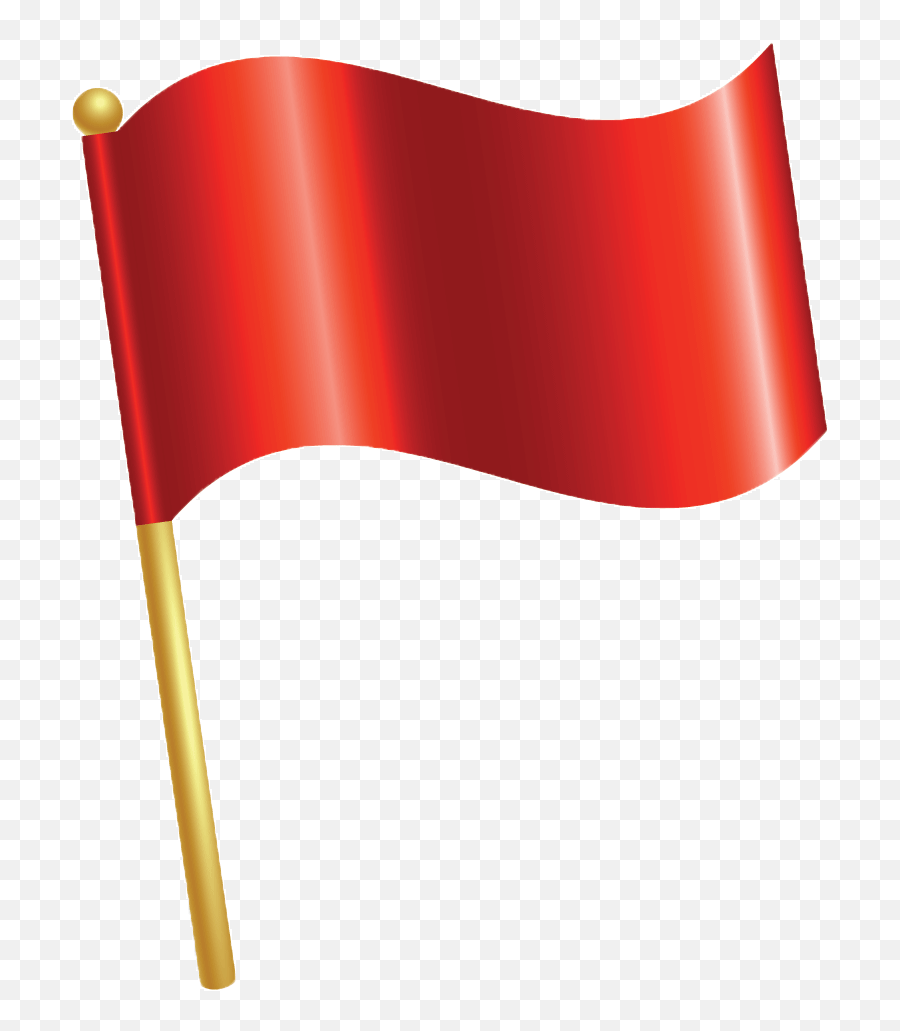 Red Flag Transparent Background - Transparent Flag Clipart Png Emoji,Red Flag Png