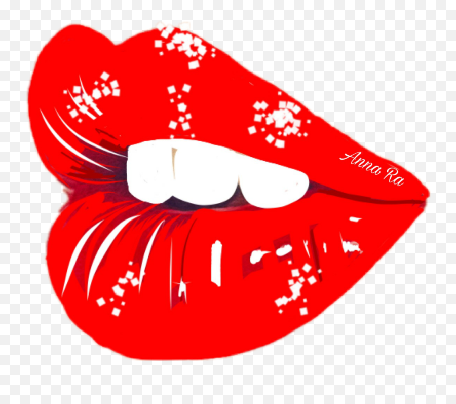 Red Lips Lip Girly Girl Mouth - Picsart Photo Studio Picsart Emoji,Red Lips Clipart