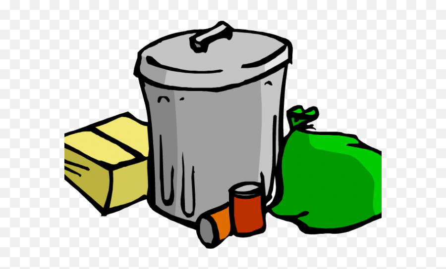 Trash Can Clipart Trash Removal - Trash Clipart Trash Clipart Png Emoji,Trashcan Clipart