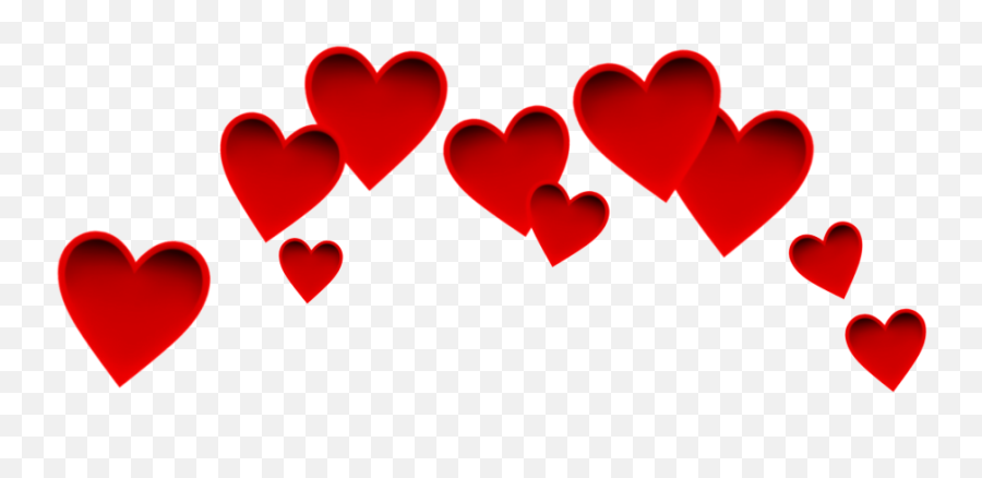 Red Heart Emoji - Blue Heart Photo Booth,Black Heart Emoji Png